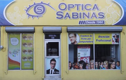 Fachada de Optica Sabinas